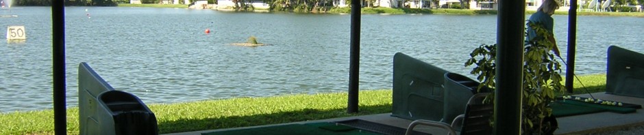 Aqua Golf Range Stalls & Lake